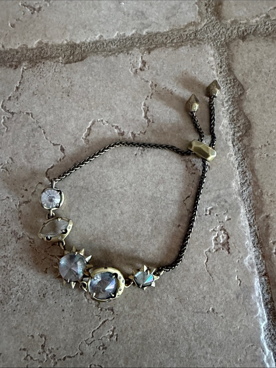 Kendra Scott Jewelry - Kendra Scott Adjustable Black and Gold Crystal Bracelet